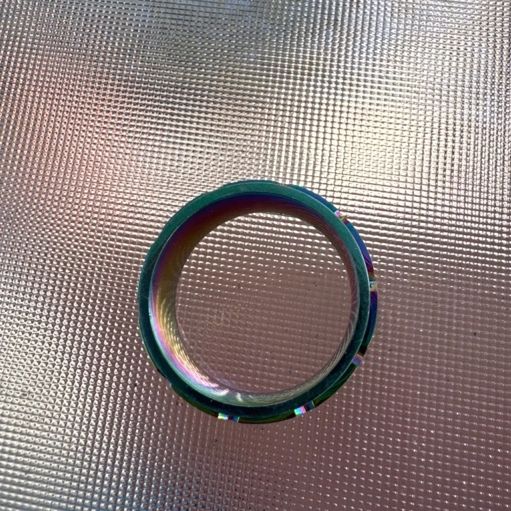 KnitPro Rainbow Ring Row Counter Spinner Knitting Crochet Finger Counter Size 11